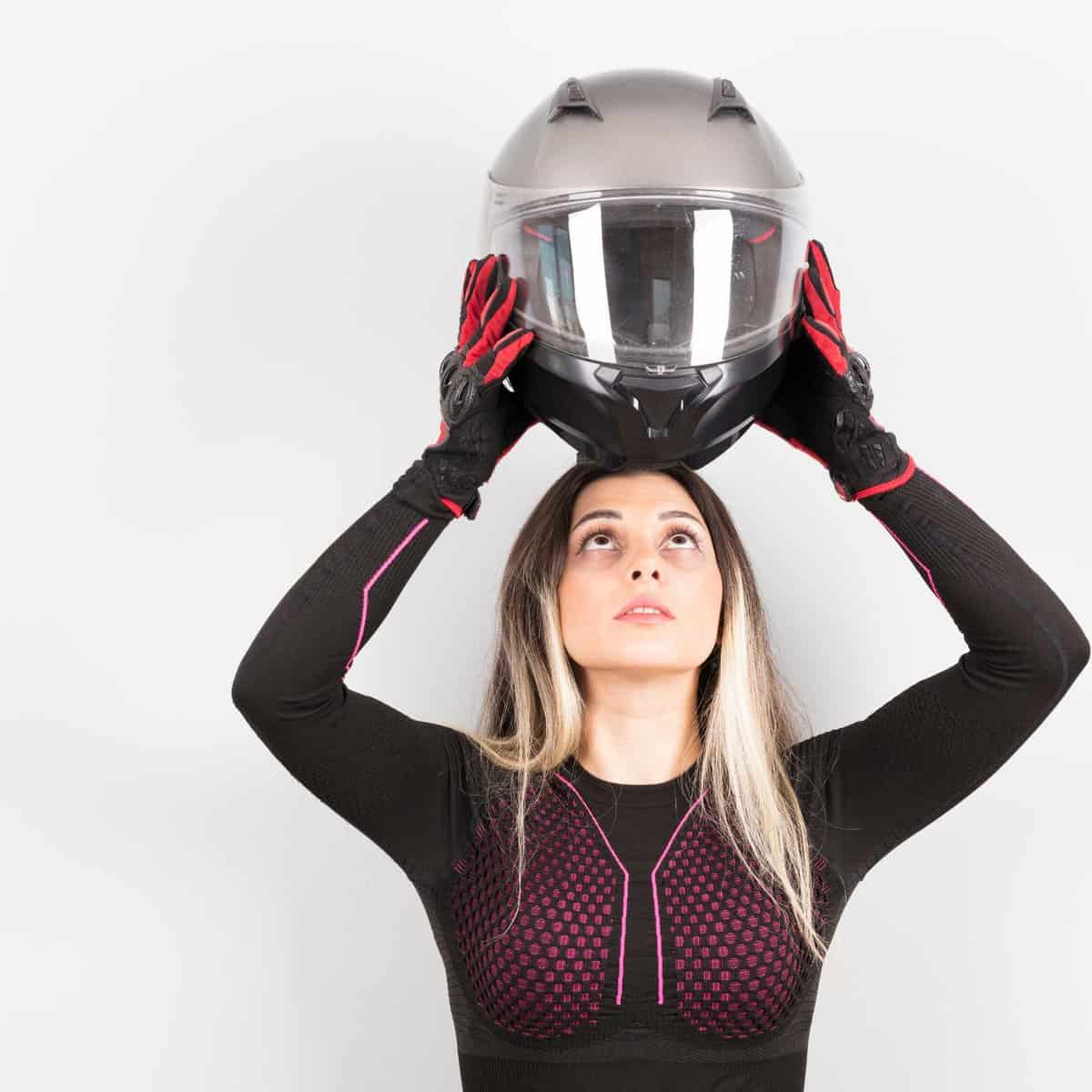 how to lock helmet to motorcycle